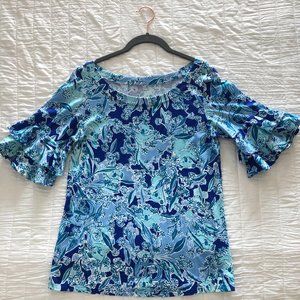 Lilly Pulitzer Lula Ruffle Top